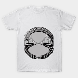 Modern Bridge Graphic Art No. 749 T-Shirt